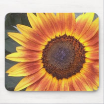 Yellow N Orange Sunflower mousepad mousepads