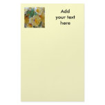 Yellow Nemesia Flower Stationery Design