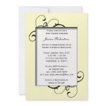 Yellow Neutral Baby Shower Invitation