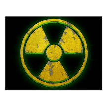 Yellow Nuke Post Cards