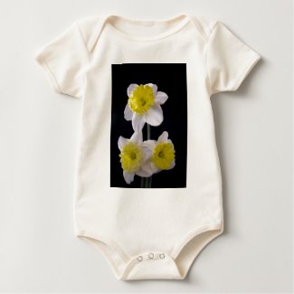 Yellow on White Daffodil zazzle_shirt