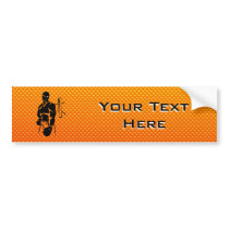 Yellow Orange Boxing Bumper Stickers