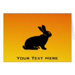 Yellow / Orange Bunny Card