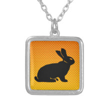 Yellow / Orange Bunny Custom Necklace