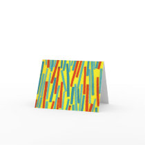 Yellow Orange Celebration Notecard