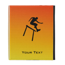 Yellow Orange Hurdler iPad Folio Case