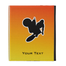 Yellow Orange Motocross Whip iPad Folio Cover