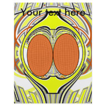 Yellow orange superfly design custom flyer
