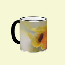 Yellow Orchid mugs by designcreatology Yellow Orchid mugs