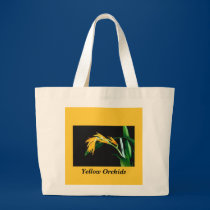 Yellow Orchids Tote Bag bags