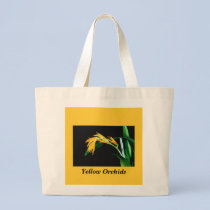 Yellow Orchids Tote Bag