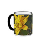 Yellow ornamental lily serigraph