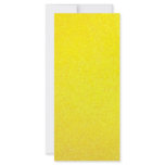 Yellow outside custom rack card