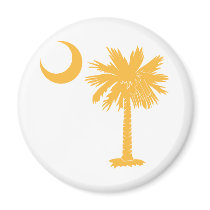 Yellow Palmetto magnets