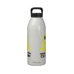 Yellow Parrot Water Bottle