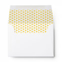Yellow Pattern Custom Envelope envelope