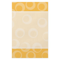 Yellow pattern of circles. Retro. Flyer