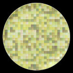 Yellow Pattern Plate plates