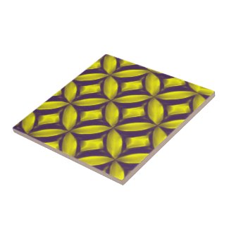 Yellow Pattern Tile