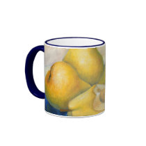 yellow pears mugs