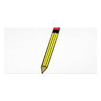 yellow pencil icon photo cards