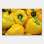 Yellow Peppers Background Lawn Signs