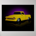 Yellow Pickup Posters
