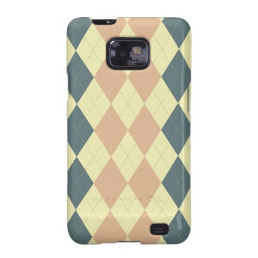 Yellow, Pink and Gray Arglye Samsung Galaxy S Case