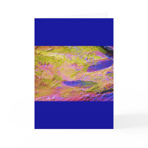 Yellow Pink Blue Crush I Card - Customizable