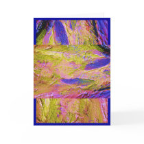 Yellow Pink Blue Crush II Card - Customizable