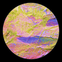 Yellow Pink Blue Crush Sticker - Customizable stickers