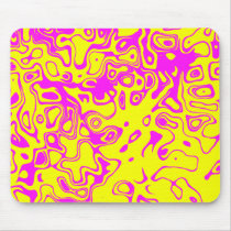 Yellow & Pink Mousepad mousepads