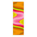 yellow pink orange bookmark business cards