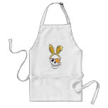 Yellow Pirate Skull Apron aprons