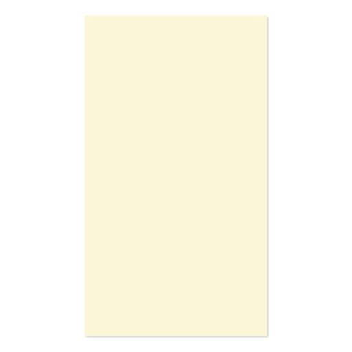 Yellow Plain Vertical - Business Business Card Templates (back side)