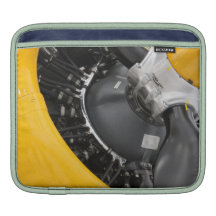 Yellow plane motor Sleeve iPad Sleeve
