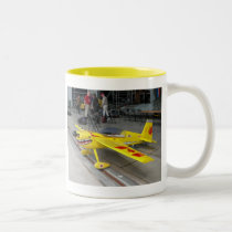Yellow plane mug by bkang22 Yellow plane mug