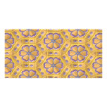 yellow plastic flowers photo cards