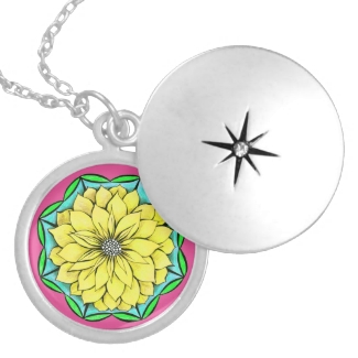 YELLOW POINSETTIA Necklace