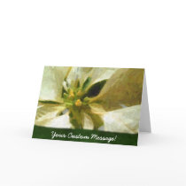Yellow Poinsettias 1 Painterly cards
