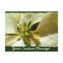 Yellow Poinsettias 1 Painterly postcards