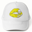 Yellow Poison Lips Hat