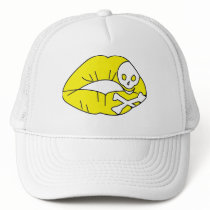Yellow Poison Lips Hat by turtle53322 Yellow Poison Lips Hat