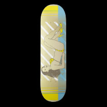Yellow Polka Dot Bikini skateboards