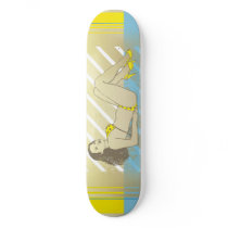 Yellow Polka Dot Bikini skateboards by skateboardshop Yellow Polka Dot Bikini skateboards