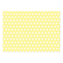 Yellow polka dots pattern. Spotty. Business Card Templates