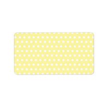 Yellow polka dots pattern. Spotty. Personalized Address Labels