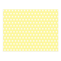 Yellow polka dots pattern. Spotty. Postcards