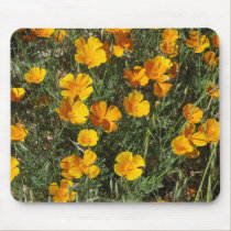 Yellow Poppies mousepad mousepads