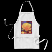 Yellow Poppies Painting Art - Multi aprons